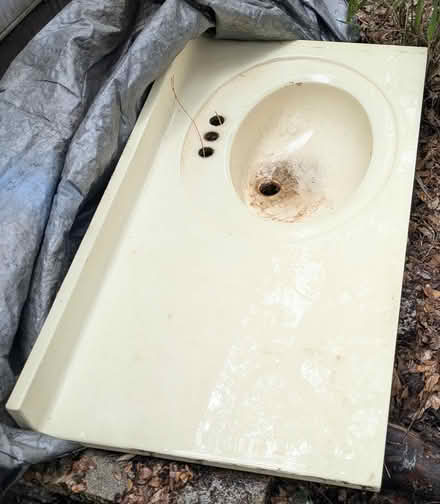 Photo of free Bathroom sink (cultured marble) (Anderson HS) #1