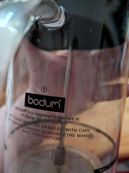 Photo of free Bodum cafetierre (Honor oak) #2