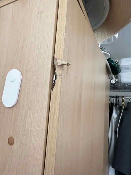 Photo of free Wardrobe 1.8m wood small single (SE9) #3