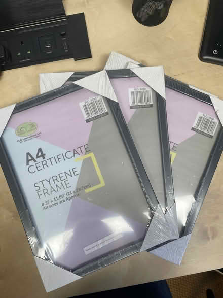Photo of free 7 x A4 Frames, Unused, In packaging (Farringdon, EC1M) #1