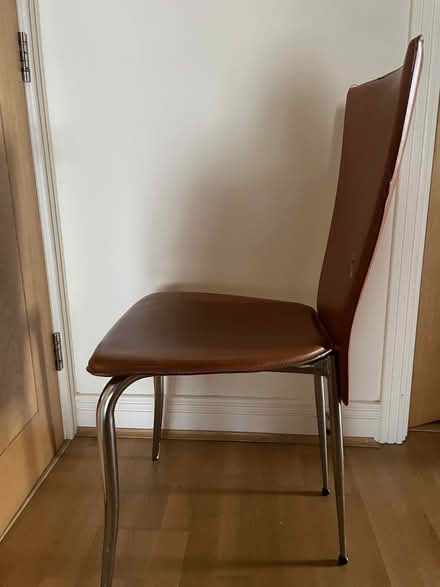 Photo of free Set of Faux Leather Dining Chairs ( x5) (Silvertown E16) #4