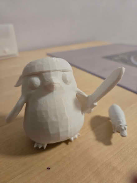 Photo of free 3D printed penguin and hippo (Hell's Kitchen/Midtown West) #1