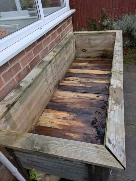 Photo of free Large Wooden Trough (Barkham RG41) #2