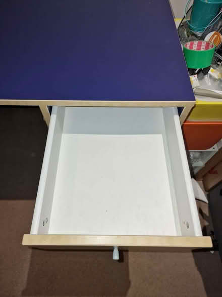 Photo of free Blue study desk (Barons Court W14) #4