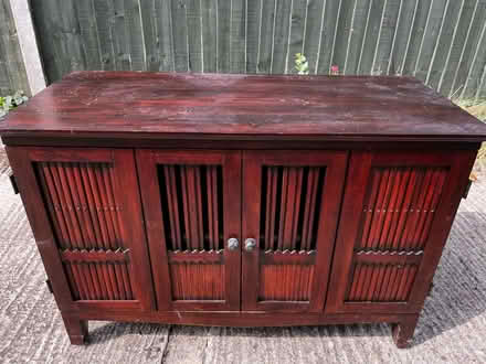 Photo of free Dark Wood Cabinet and TV cabinet (CR5) #1