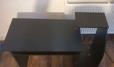 Photo of free Black Desk – 80x85x40 cm – Practical, Compact & Includes Mat (Linlithgow EH49) #2