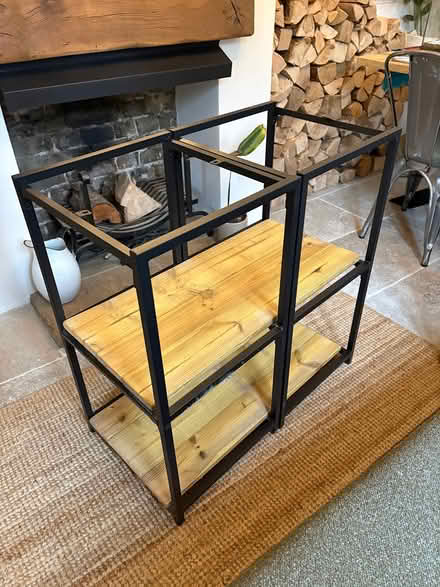 Photo of free Wood and metal unit with shelves (SE20 - Penge) #3