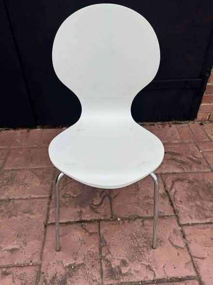 Photo of free 8 classic white chairs (ME1 2SN) #1