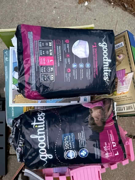 Photo of free Girls Large pull ups (Southeast Evanston) #1