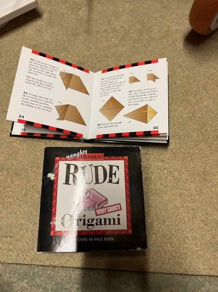Photo of free Origami set with book (Cove GU14) #1