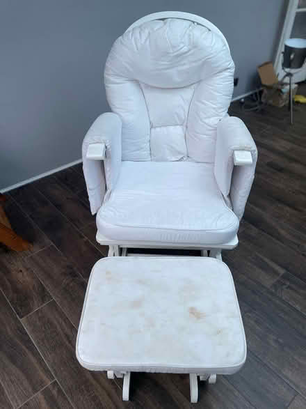 Photo of free Gliding rocking chair with footstool (CO13) #1
