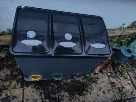 Photo of free Small recycling bin w/ 3 sections (BN2 Hartington road) #1
