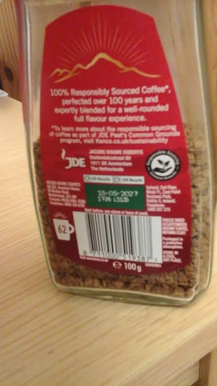 Photo of free Half jar Kenco decaff coffee (Shawlands) #3