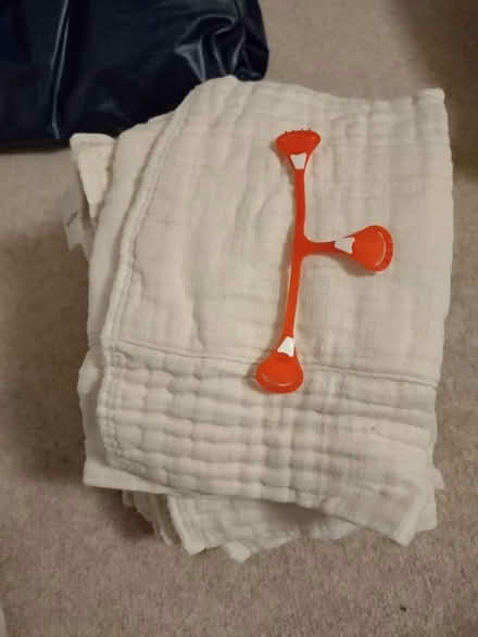 Photo of free Size one new born foldable muslin nappies (Roseacre ME15) #1