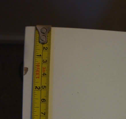 Photo of free White chest of 3 drawers (Streetly, Sutton Coldfield B74) #3