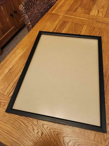 Photo of free Black edged glass picture frame (CT19) #1