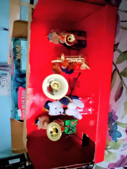 Photo of free Mr Christmas musical teddy bear band (Langford CM9) #1