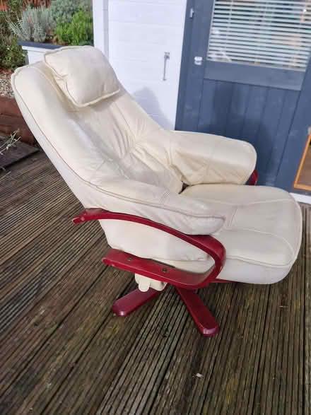 Photo of free Leather recliner swivel chair (Hawkwell SS5) #2