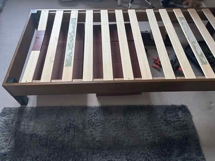 Photo of free Solid wood single bed frame (BH14) #3