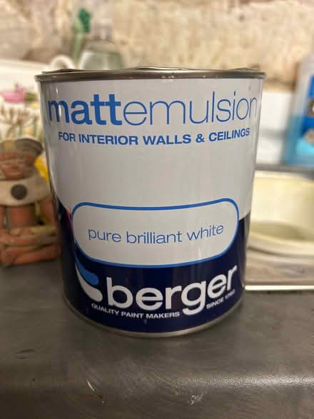 Photo of free 75 can of white emulsion (South Woodchester GL5) #1