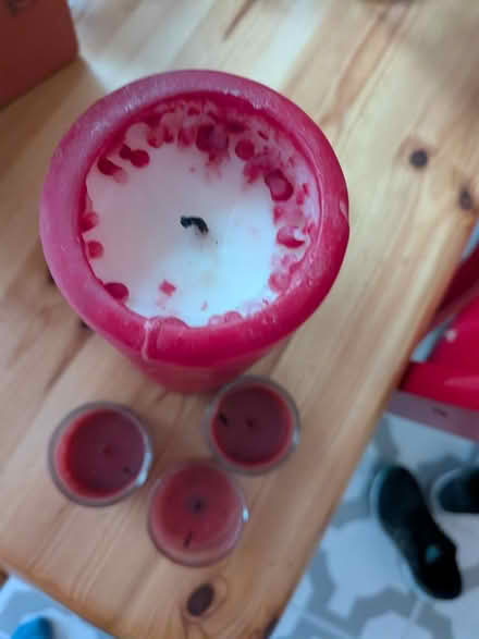 Photo of free Red candles (Honor oak) #2