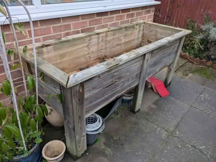 Photo of free Large Wooden Trough (Barkham RG41) #1