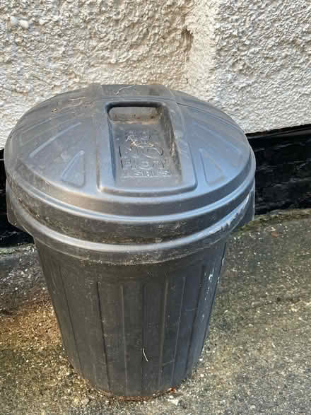 Photo of free Black Plastic Bin (Wallasey CH45) #1