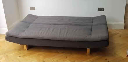 Photo of free Futon 3 seater sofa bed (with fire labels on) (Whitton TW2) #3