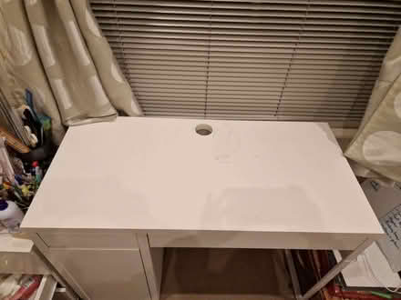 Photo of free Ikea white study desk (Barons Court W14) #1