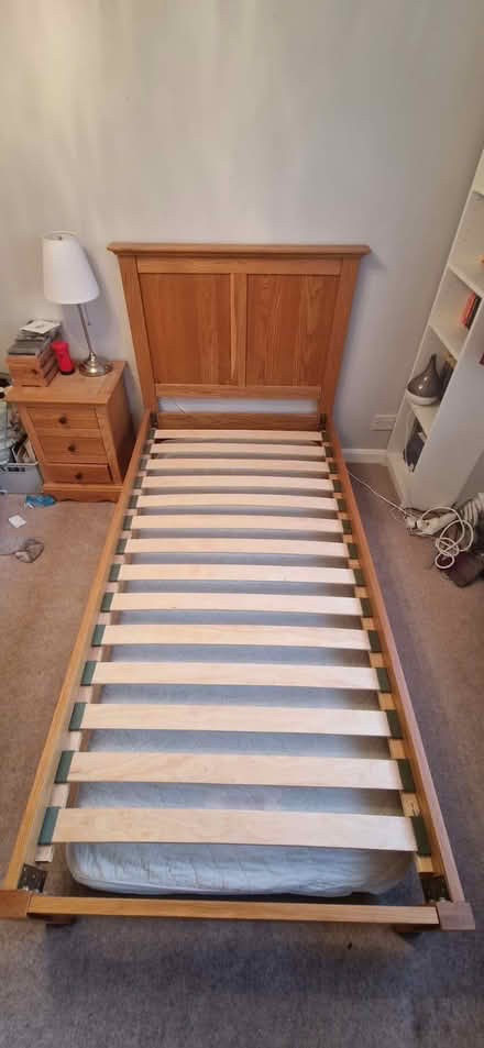 Photo of free Solid Wood Bed Frame (Knebworth SG3) #1