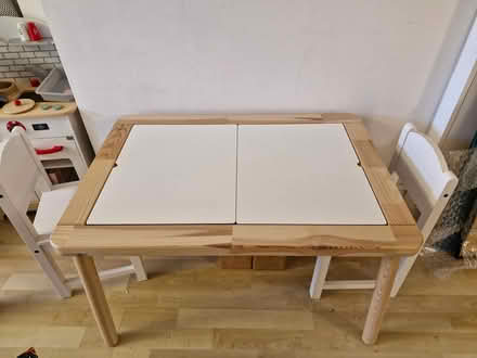 Photo of free Children's table and 2 chairs (Mitcham) #2