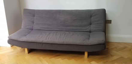 Photo of free Futon 3 seater sofa bed (with fire labels on) (Whitton TW2) #1