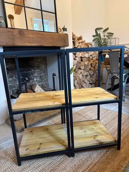 Photo of free Wood and metal unit with shelves (SE20 - Penge) #1