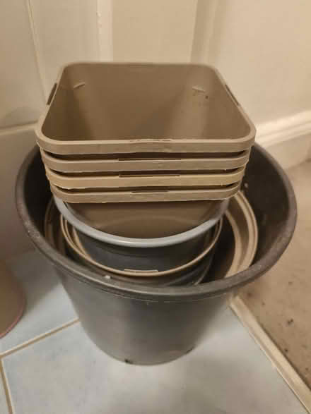 Photo of free big plant pots various sizes (St Johns Wood NW89S) #1