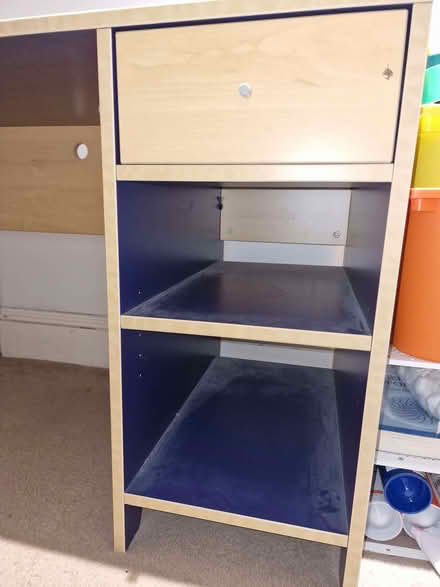 Photo of free Blue study desk (Barons Court W14) #2