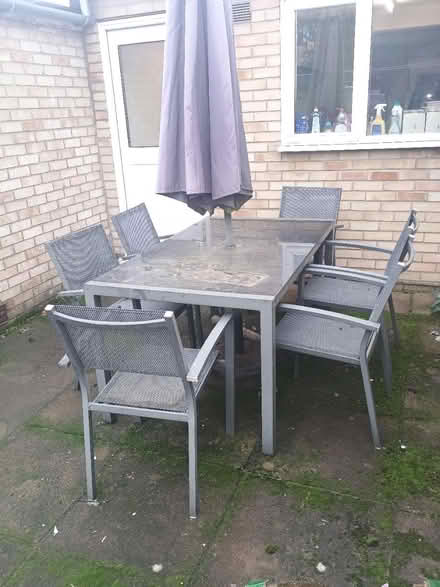 Photo of free Garden table and chairs (NR10) #1