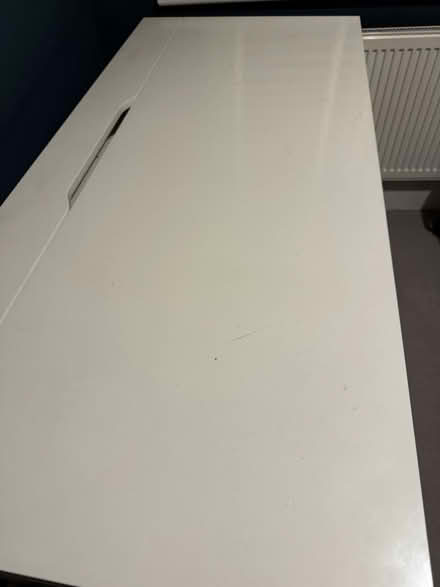 Photo of free White desk with 2 drawers (Surbiton KT5) #2