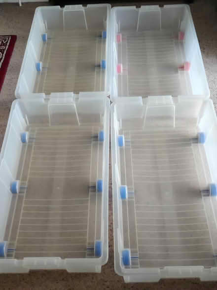 Photo of free Wheeled underbed storage boxes (Worcester WR3, Northwick) #2