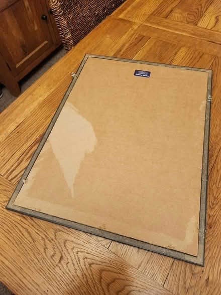 Photo of free Black edged glass picture frame (CT19) #2