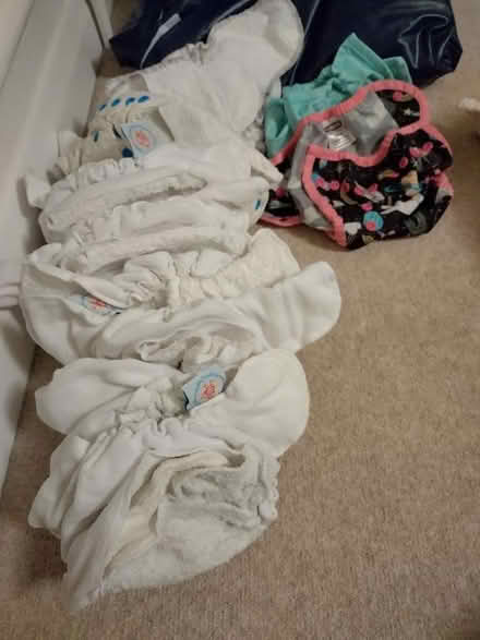 Photo of free New Born Reusable Nappies (Roseacre ME15) #1