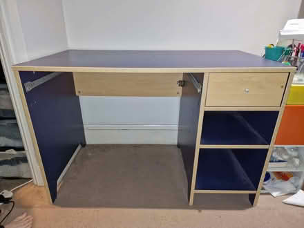 Photo of free Blue study desk (Barons Court W14) #3