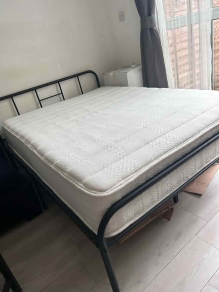 Photo of free Double bed and bedframe (Barnet N20) #1