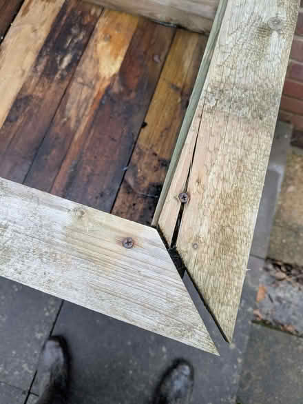 Photo of free Large Wooden Trough (Barkham RG41) #3