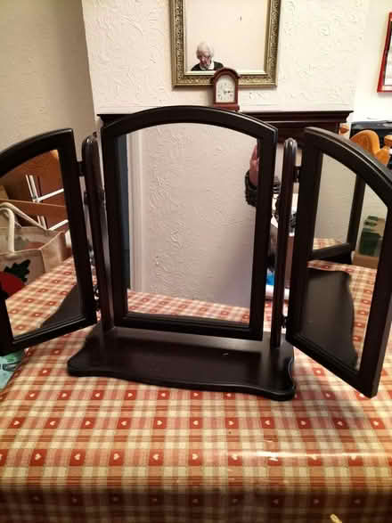 Photo of free Lovely Mahogany 3 piece Mirror Set (Hilsea Portsmouth PO2) #1