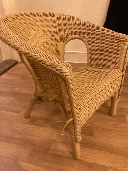 Photo of free Children’s Wicker Armchair (Chineham RG24) #1