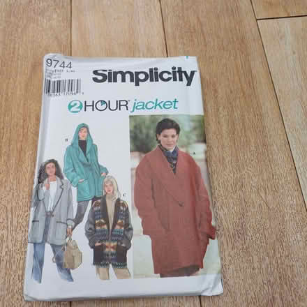 Photo of free Simplicity Jacket pettern 9744 (Sydenham SE26) #1