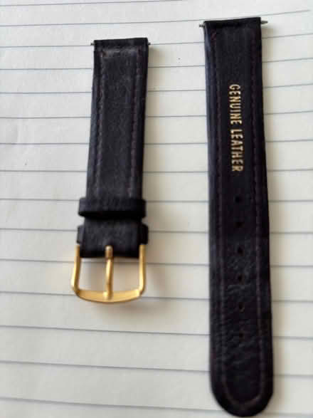 Photo of free Leather watch strap (Derby DE23) #1