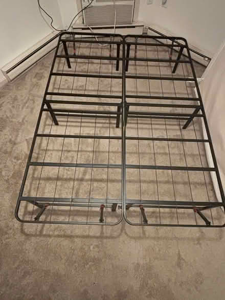 Photo of free full size bed frame and mattress (Eastern Market) #1