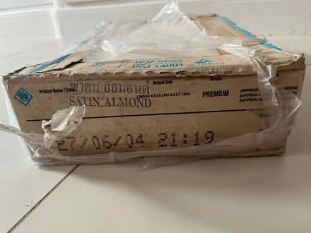 Photo of free Leftover cream wall tiles (Oxted) #3