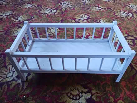 Photo of free Wooden doll's cot (Peckforton CW6) #1